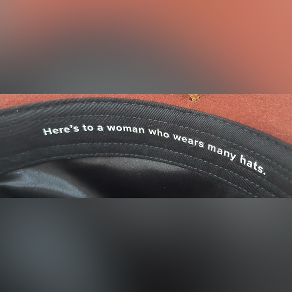 GIGI PIP Burnt Orange Wren Wide-Brim Fedora with Tan Trim - Picture 11 of 13